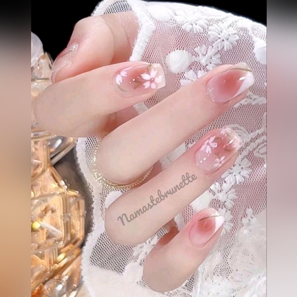 2/$16 Floral Press On Nails - Picture 2 of 14